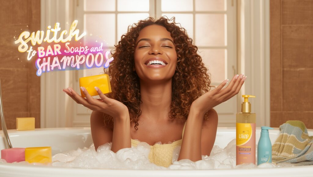 Switch to Bar Soaps and Shampoos