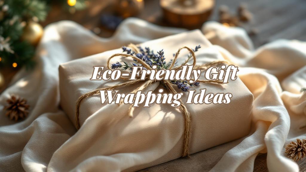 Eco Friendly Gift Wrapping Ideas
