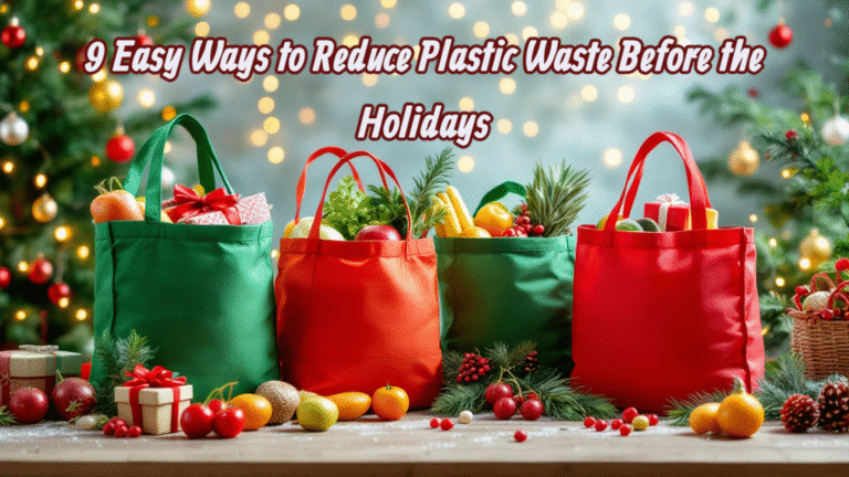 9 Easy Ways to Reduce Plastic Waste Before the Holidays