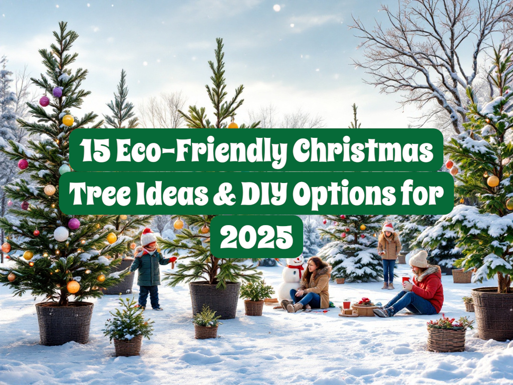 15 Eco-Friendly Christmas Tree Ideas & DIY Options for 2025